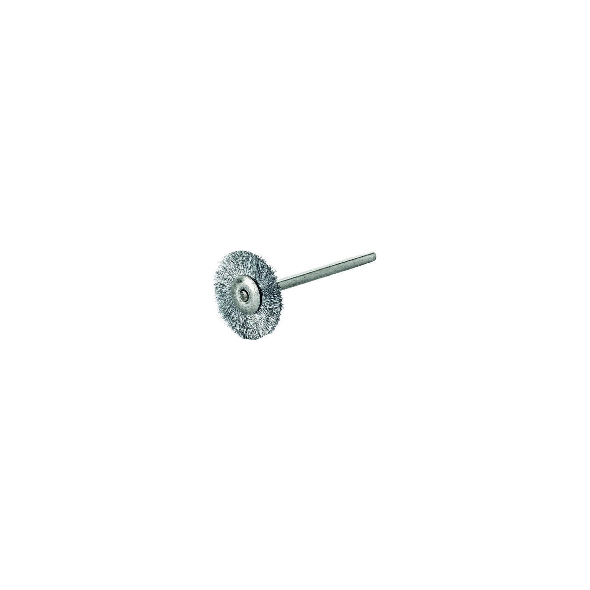 Lessmann Miniatur-Rundbürste INOX-Draht 0,10 mm, Bürsten- xBürstenbreite: 19X2 mm