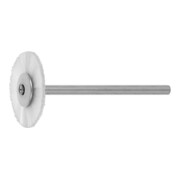 Lessmann Miniatur-Rundbürste Nylon 0,15 mm, Bürsten-⌀xBürstenbreite: 22X2 mm