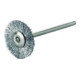 Lessmann Miniatur-Rundbürste Stahldraht 0,10 mm, Bürsten-⌀xBürstenbreite: 22X2 mm-1