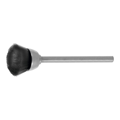 LESSMANN Miniatuurkomborstel Natuurhaar (zwart), Borstel-⌀ D1: 15 mm