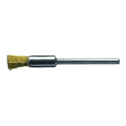 LESSMANN Miniatuurpenseelborstel Messingdraad 0,10 mm, Borstel-⌀ D1: 5 mm