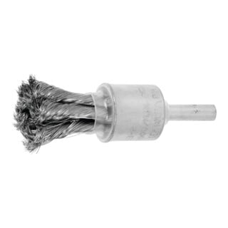 LESSMANN Penseelborstel met gedraaide draad RVS-draad, Borstel-⌀ D1x borsteldraaddikte: 19X0,15 mm