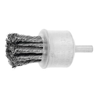 LESSMANN Penseelborstel met gedraaide draad RVS-draad, Borstel-⌀ D1x borsteldraaddikte: 28X0,50 mm