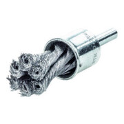 LESSMANN Penseelborstel met gedraaide draad staaldraad, Borstel-⌀ D1x borsteldraaddikte: 19X0,35 mm