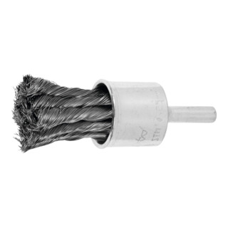 LESSMANN Penseelborstel met gedraaide draad staaldraad, Borstel-⌀ D1x borsteldraaddikte: 22X0,25 mm