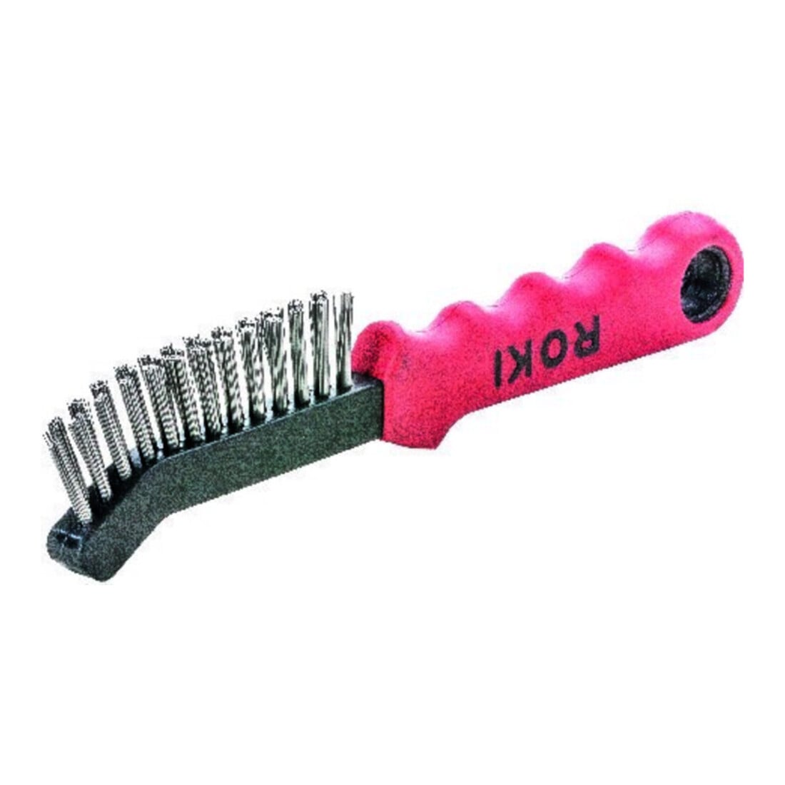 LESSMANN ROKI Brosse métallique L.225mm 0,35mm acier 2 rangs