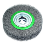 LESSMANN Ronde afbraamborstel RVS-draad 0,35 mm, Borstel-⌀ D1xbezettingsbreedte L1: 250X60 mm