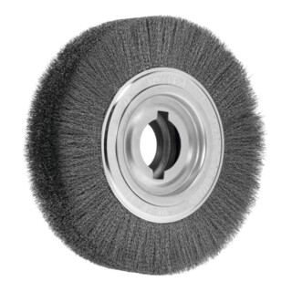 LESSMANN Ronde afbraamborstel Staaldraad 0,20 mm, Borstel-⌀ D1xbezettingsbreedte L1: 250X60 mm