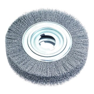 LESSMANN Ronde afbraamborstel Staaldraad 0,35 mm, Borstel-⌀ D1xbezettingsbreedte L1: 250X60 mm