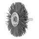 LESSMANN Ronde borstel op stift microschurend, SiC korrel 120, Borstel-⌀ D1xbezettingsbreedte L1: 70X10 mm