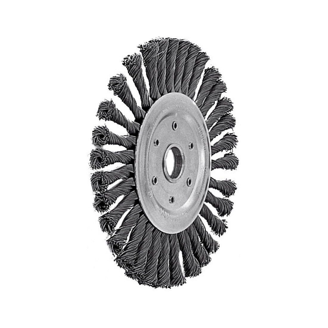 LESSMANN Ronde borstel RVS-draad 0,50 mm, Borstel-⌀ D1xboring-⌀ d1 / schroefdraad M: 178X22 mm