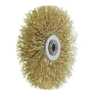 LESSMANN Ronde borstel Staaldraad 0,25 mm, Borstel-⌀ D1xbezettingsbreedte L1: 80X18 mm