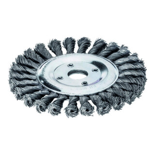 LESSMANN Ronde borstel Staaldraad 0,50 mm, Borstel-⌀ D1xboring-⌀ d1 / schroefdraad M: 178X22 mm