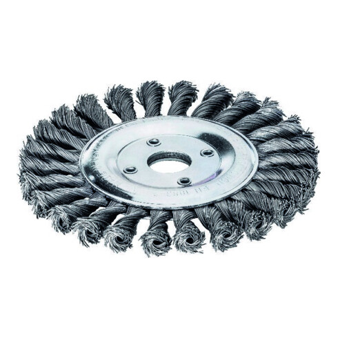 LESSMANN Ronde borstel Staaldraad 0,50 mm, Borstel-⌀ D1xboring-⌀ d1 / schroefdraad M: 178X22 mm