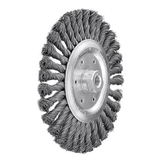 LESSMANN Ronde borstel Staaldraad 0,50 mm, Borstel-⌀ D1xboring-⌀ d1 / schroefdraad M: 178XM14 mm