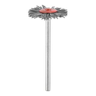 LESSMANN Ronde miniatuurborstel microschurend, SiC korrel 500, Borstel-⌀ D1xborstelbreedte: 22X2 mm