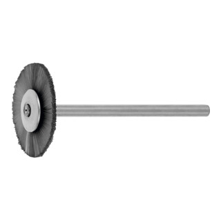 LESSMANN Ronde miniatuurborstel Natuurhaar (zwart), Borstel-⌀ D1xborstelbreedte: 22X2 mm
