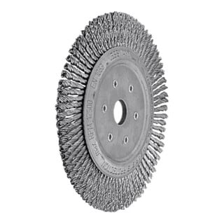 LESSMANN Smalle ronde borstel recht, staaldraad 0,50 mm, Borstel-⌀ D1xboring-⌀ d1: 178X22 mm