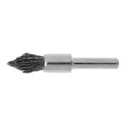LESSMANN Spazzola a pennello appuntita, filo in acciaio da 0,30mm, Spazzola Ø12mm