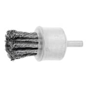 LESSMANN Spazzola a pennello con filo intrecciato inox, Spazzola Ø28 x Spessore setole 0,50mm