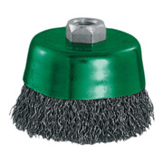 LESSMANN Spazzola a tazza, filo in inox 0,30mm, Spazzola Ø80mm