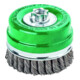 LESSMANN Spazzola a tazza, filo in inox 0,50mm, Spazzola Ø80 x Filettatura M 14mm-1