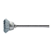 LESSMANN Spazzola a tazza in miniatura, filo in inox 0,10mm, Spazzola Ø15mm-1