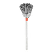 LESSMANN Spazzola a tazza in miniatura microabrasiva, SiC grana 500, Spazzola Ø18mm