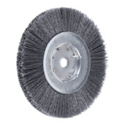 LESSMANN Spazzola circolare a 1 fila microabrasiva 0,6mm, SiC 120, Ø150 x l=14mm