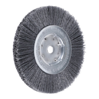 LESSMANN Spazzola circolare a 1 fila microabrasiva 0,6mm, SiC 320, Ø150 x l=14mm