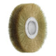 LESSMANN Spazzola circolare con foro filo in ottone da 0,15mm, Ø120 x l=30mm-1
