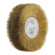 LESSMANN Spazzola circolare con foro filo in ottone da 0,15mm, Ø80 x l=22mm-1