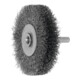 LESSMANN Spazzola circolare con gambo, completamente inox 0,20mm, Ø70 x l=16mm-1