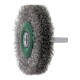 LESSMANN Spazzola circolare con gambo, filo in inox 0,30mm, Ø50 x l=15mm-1
