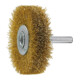 LESSMANN Spazzola circolare con gambo, filo in ottone da 0,20mm, Ø60x l=15mm-1