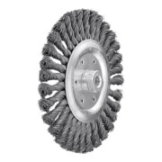 LESSMANN Spazzola circolare, filo in acciaio 0,50mm, ØSpazzole D1xØForo d 1/filettatura M: 178xM14mm