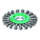 LESSMANN Spazzola circolare, filo in inox 0,50mm, ØSpazzole D1xØForo d 1/filettatura M: 115x22mm-1