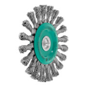 LESSMANN Spazzola circolare, filo in inox 0,50mm, ØSpazzole D1xØForo d 1/filettatura M: 125xM14mm