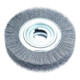 LESSMANN Spazzola circolare per sbavatura filo in acciaio 0,35mm, Ø250x l=60mm-1