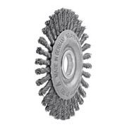 LESSMANN Spazzola circolare sottile diritta, filo in acciaio 0,50mm, ØSpazzole D1 x ØForo d 1: 115x22mm