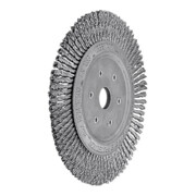 LESSMANN Spazzola circolare sottile diritta, filo in acciaio 0,50mm, ØSpazzole D1 x ØForo d 1: 178x22mm