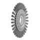 LESSMANN Spazzola circolare sottile diritta, filo in acciaio 0,50mm, ØSpazzole D1 x ØForo d 1: 115x22mm-1