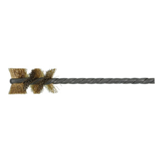 LESSMANN Spazzola per tubi, filo in ottone 0,15mm, Spazzola Ø16mm