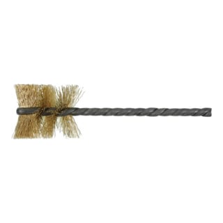 LESSMANN Spazzola per tubi, filo in ottone 0,20mm, Spazzola Ø25mm