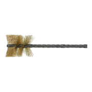 LESSMANN Spazzola per tubi, filo in ottone 0,20mm, Spazzola Ø25mm