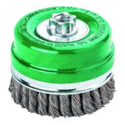 Lessmann Topfbürste INOX-Draht 0,50 mm, Bürsten-⌀xGewinde: 80XM14 mm