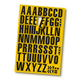 Eichner Lettres magnétiques A-Z taille 43 mm