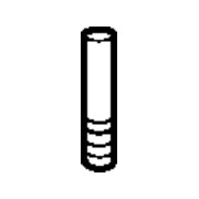 Levier à goupille Hansa M6 21mm-1