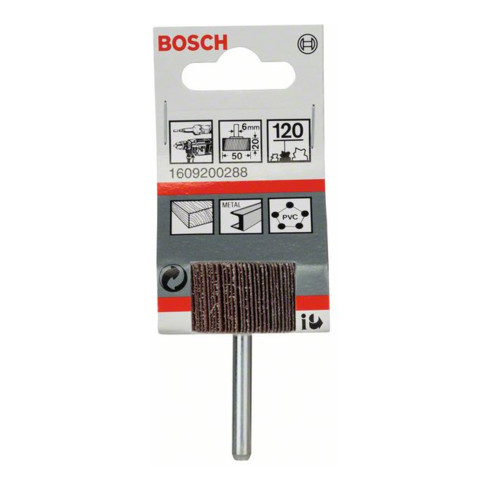 Bosch Levigatrice a disco lamellare 6mm 50mm 20mm 120