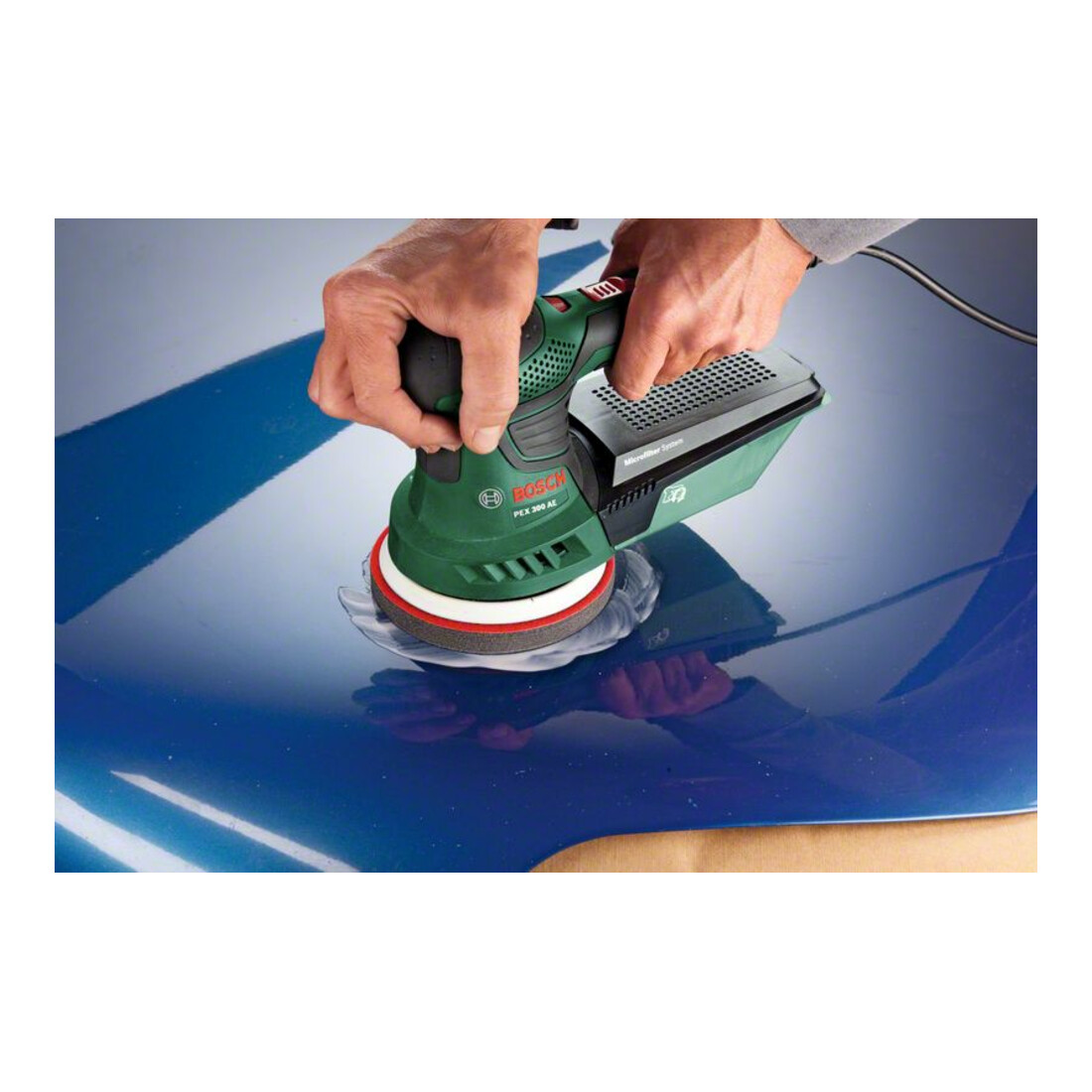 Bosch Levigatrice rotorbitale PEX 300 AE + SystemBox